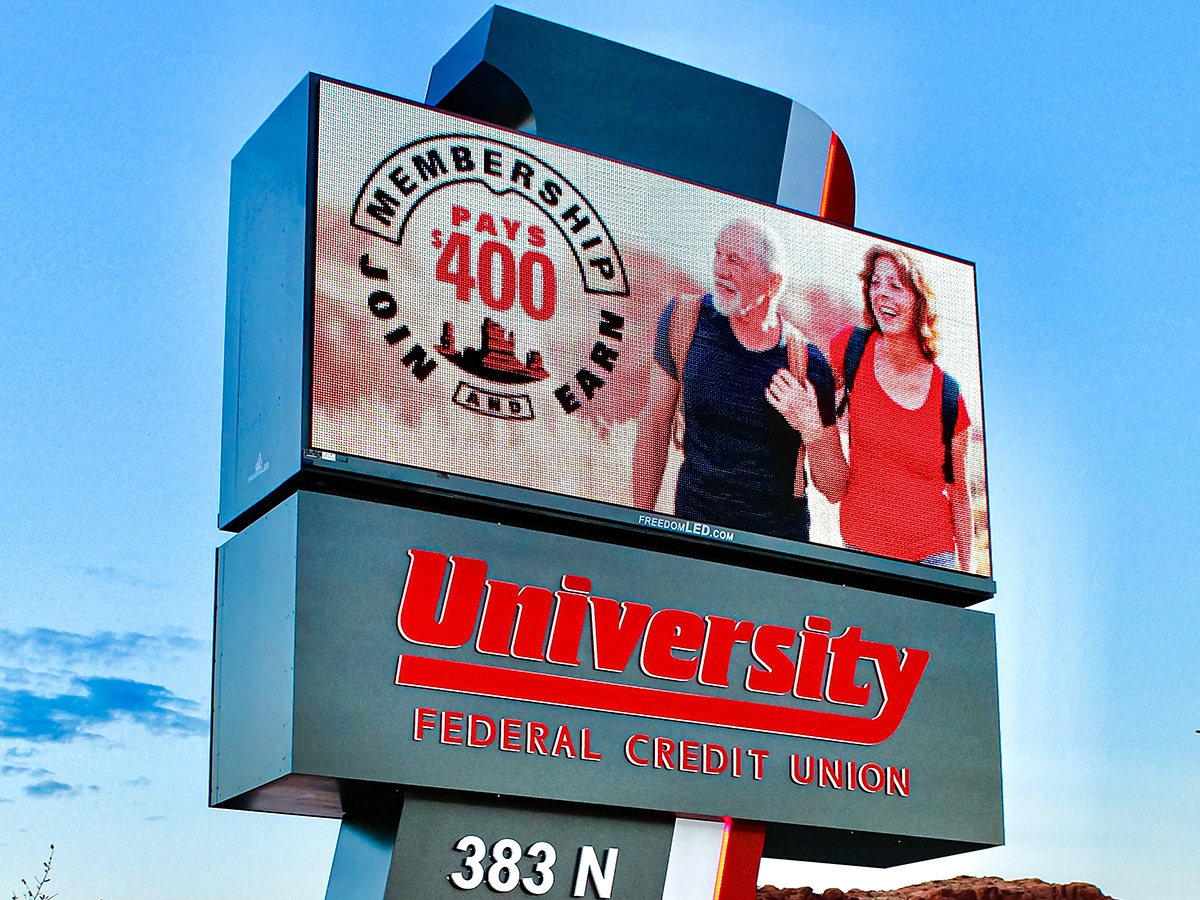 University Federal Credit Union; 10mm, 5'5" x 11'3", St. George, UT