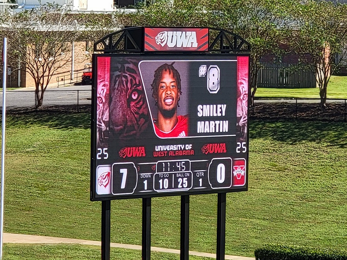 University of West Alabama; S16mm, 23' x 36'8", Livingston, AL