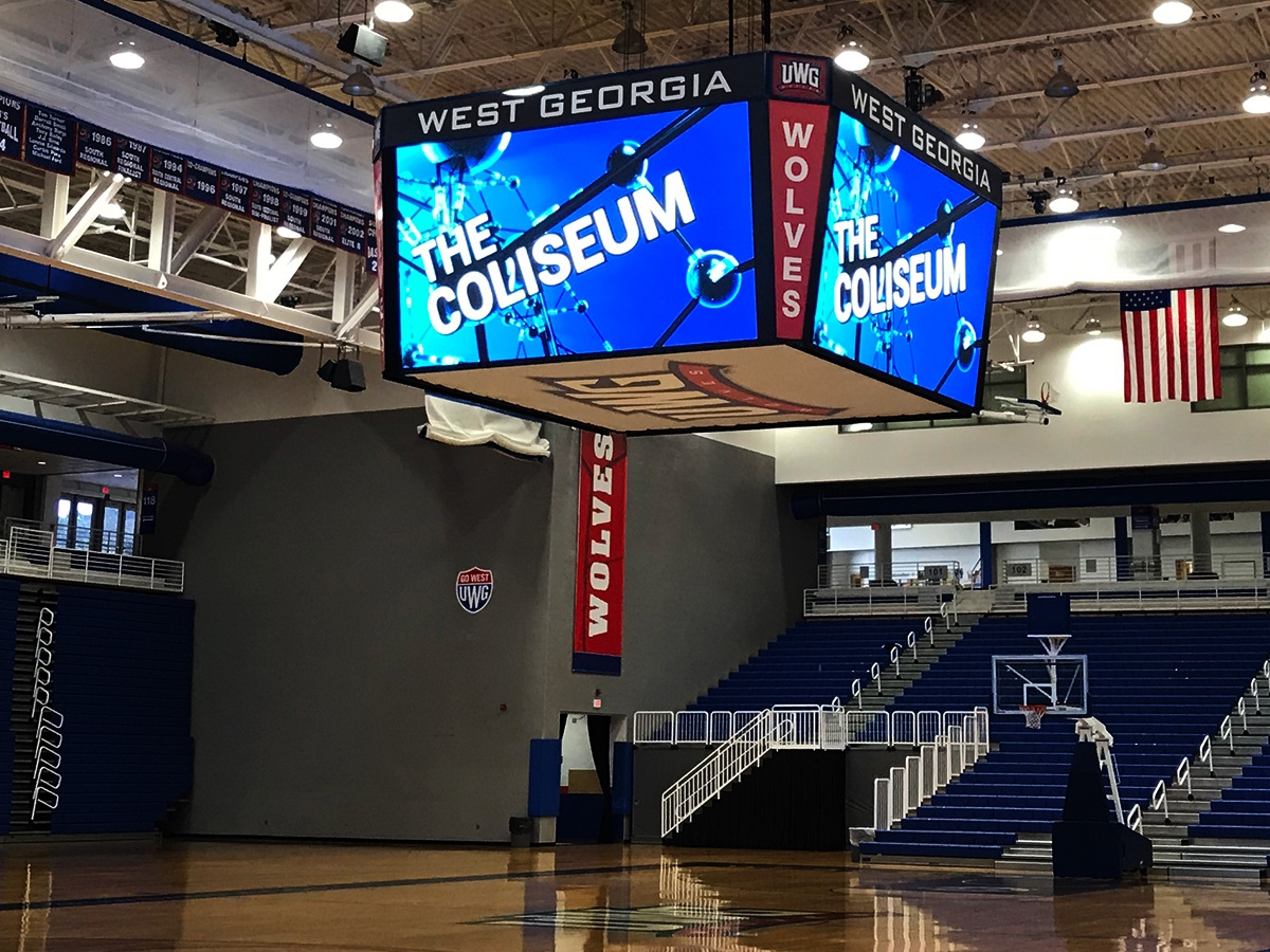 The Coliseum at University of West Georgia; Indoor 3.9mm, 9'5" x 17', Carrollton, GA