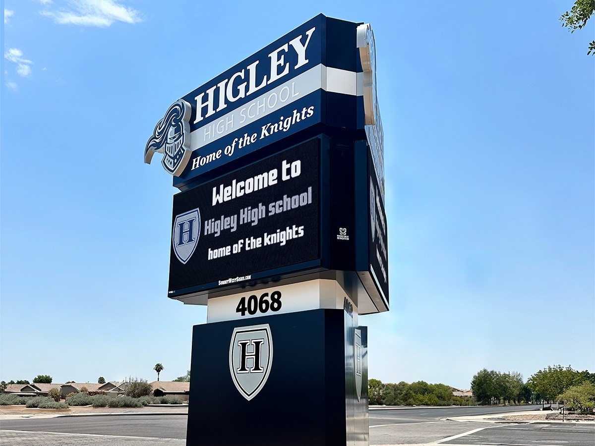Higley High School; 8mm, 4'5" x 8'3", Gilbert, AZ