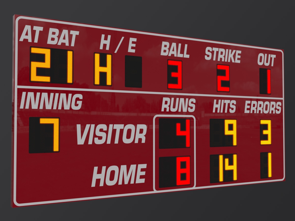 Watchfire Baseball Softball Scoreboard WF-BA-9320